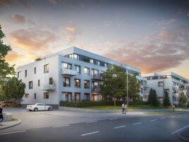 Nadstandardní bydlení v projektu PORTTI – moderní družstevní byt 3+kk s garážovým stáním a balkonem