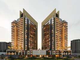Butterfly Tower, lokalita Arjan, Dubaj